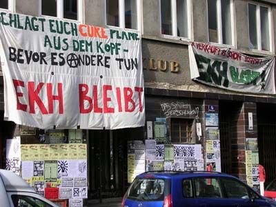 EKH Wien - ehemaliges besetztes Haus, heute mit Verträgen